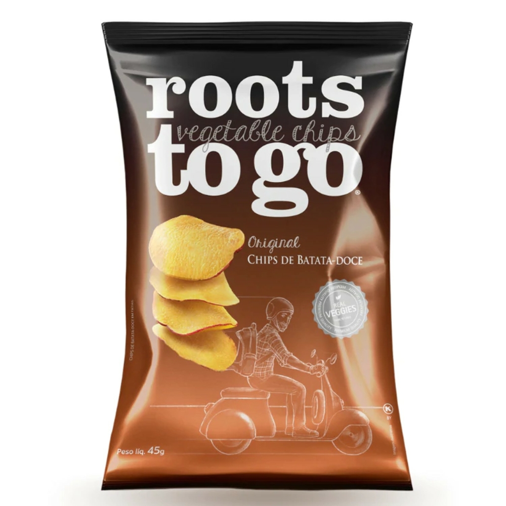 Chips De Batata-Doce Original Roots To Go 45g foto 9