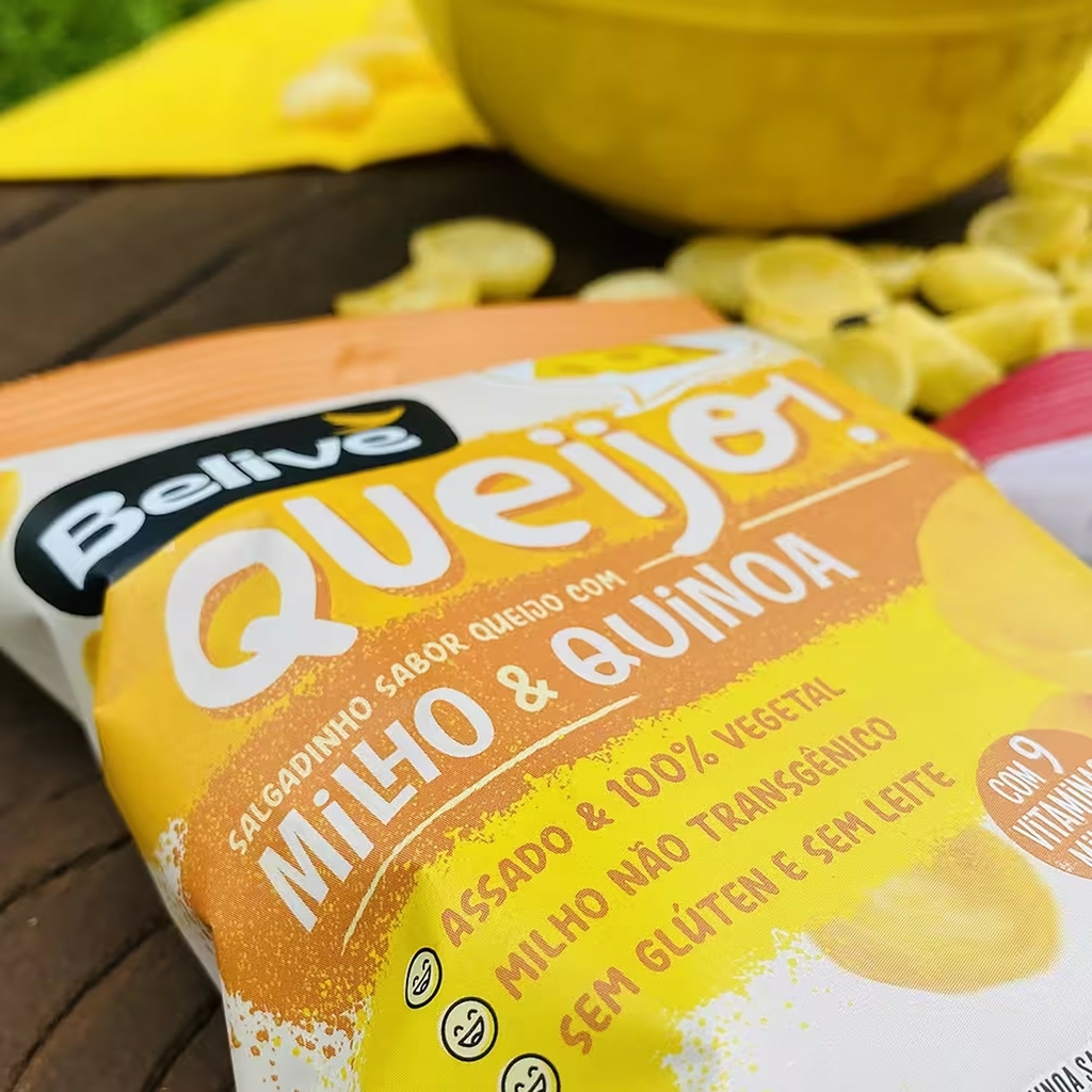 Salgadinho BELIVE Sabor Queijo S/ Gluten 25g foto 12