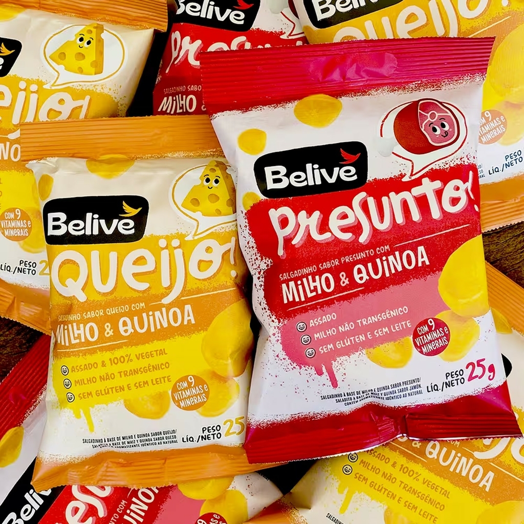 Salgadinho BELIVE Sabor Queijo S/ Gluten 25g foto 13