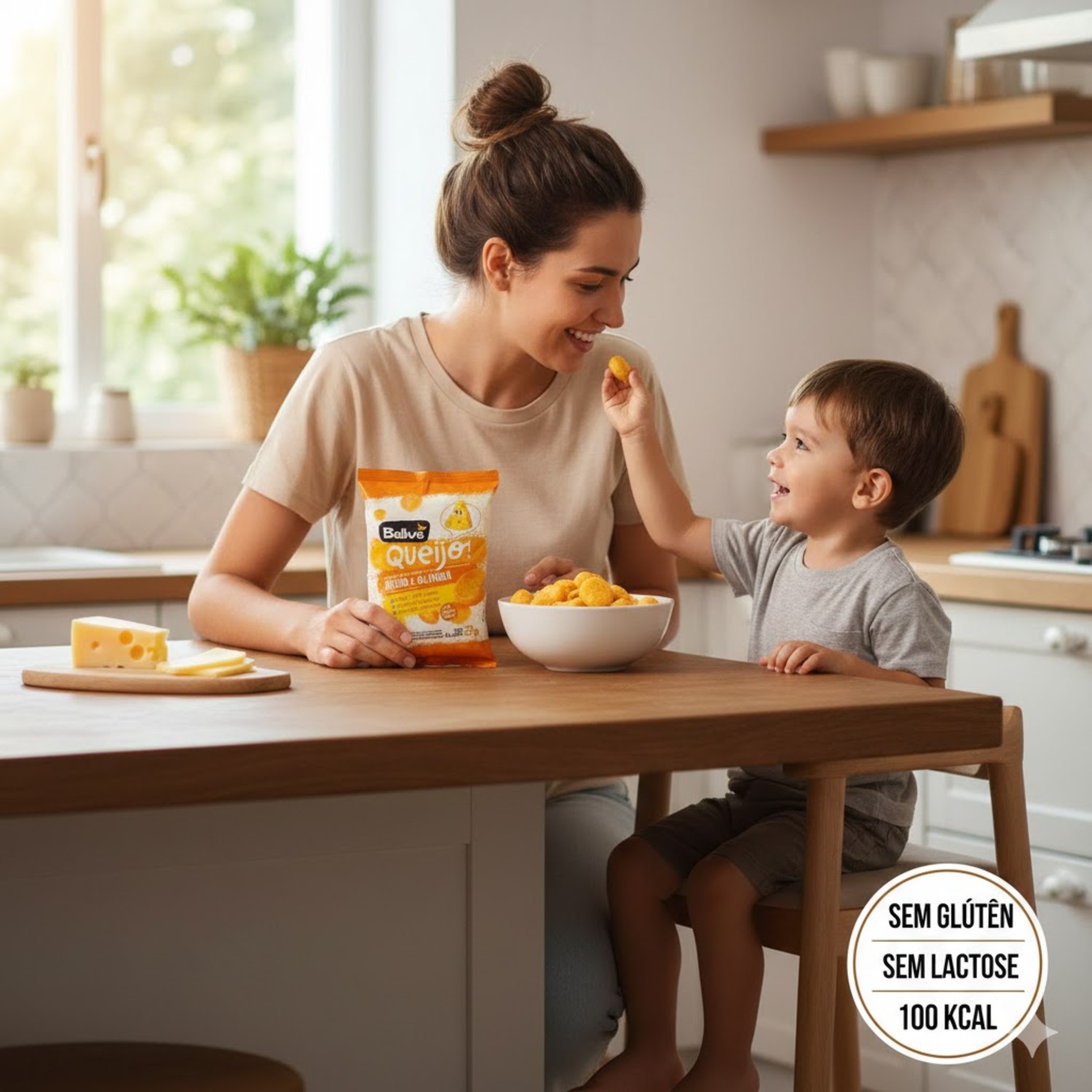 Salgadinho BELIVE Sabor Queijo S/ Gluten 25g foto 4
