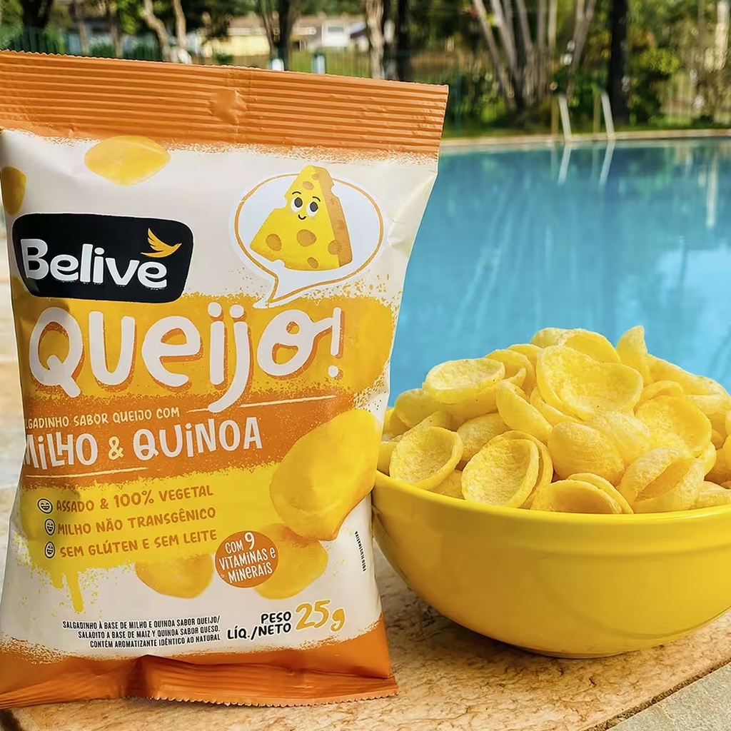 Salgadinho BELIVE Sabor Queijo S/ Gluten 25g foto 10