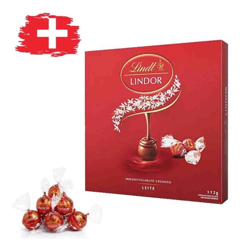 Chocolate Lindor ao Leite Lindt 112g