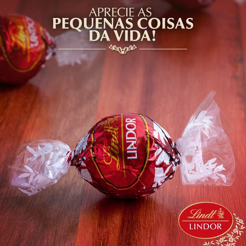 Chocolate Lindor ao Leite Lindt 112g foto 2
