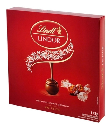 Chocolate Lindor ao Leite Lindt 112g foto 4