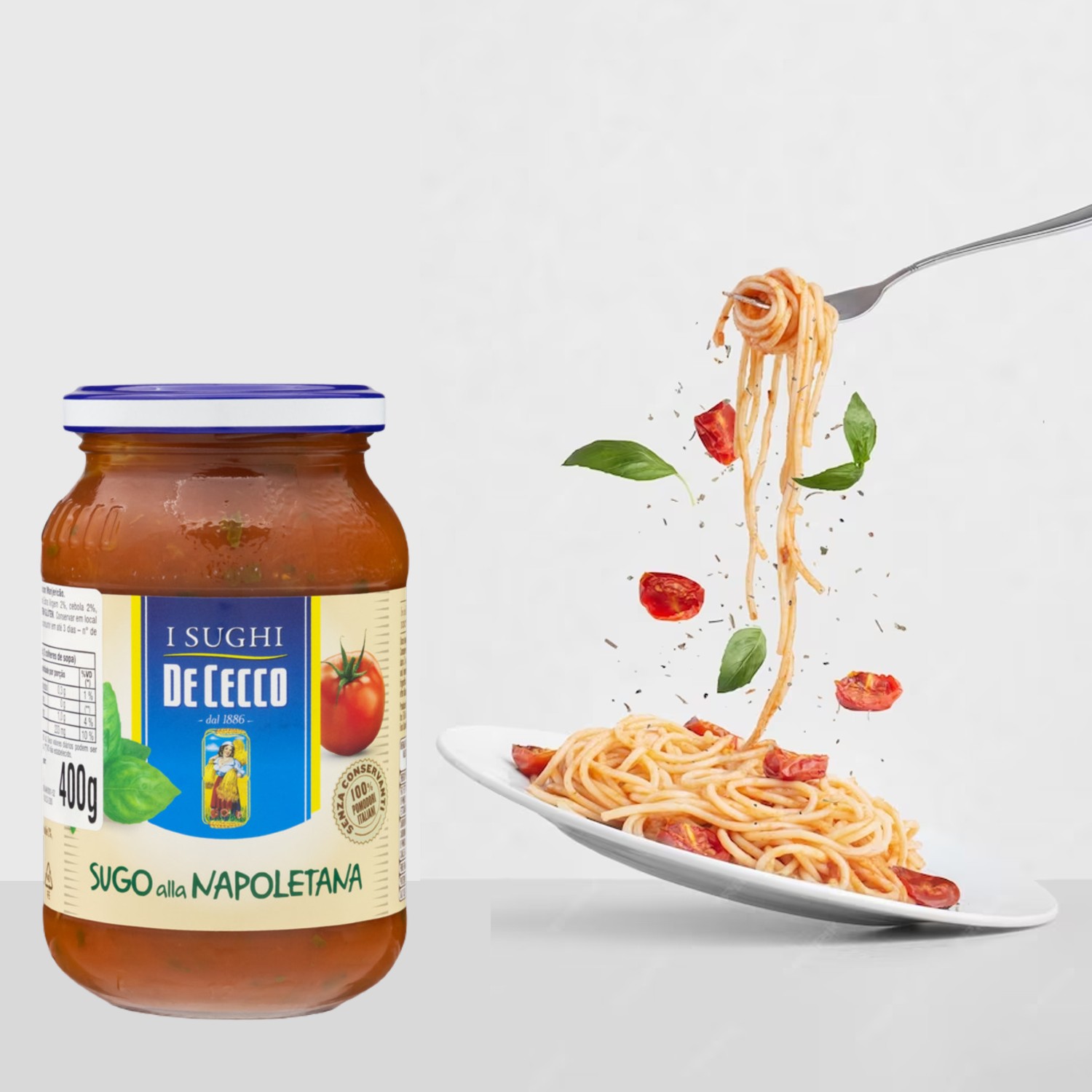 Molho ao Sugo Alla Napoletana DE CECCO 400g foto 3