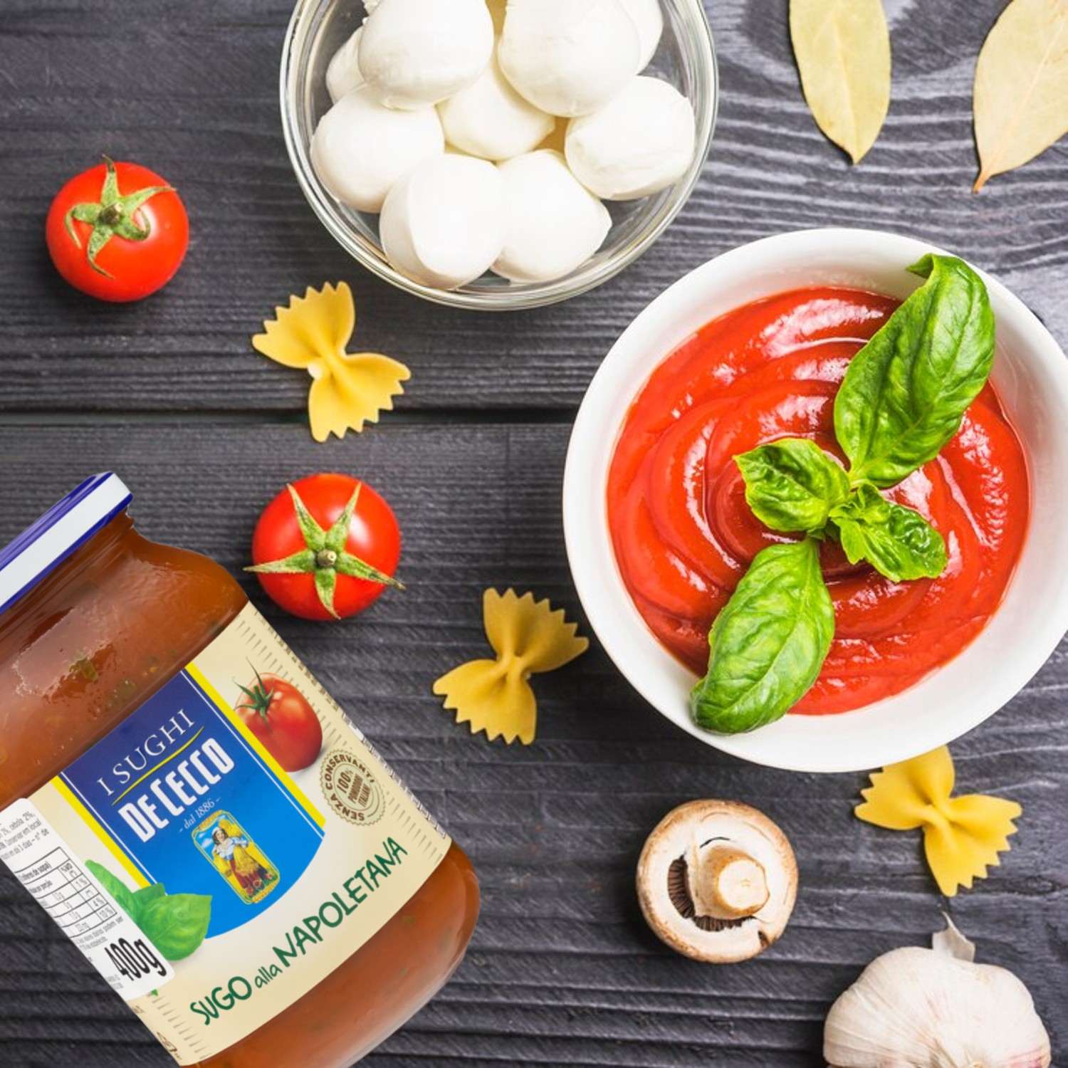 Molho ao Sugo Alla Napoletana DE CECCO 400g foto 4