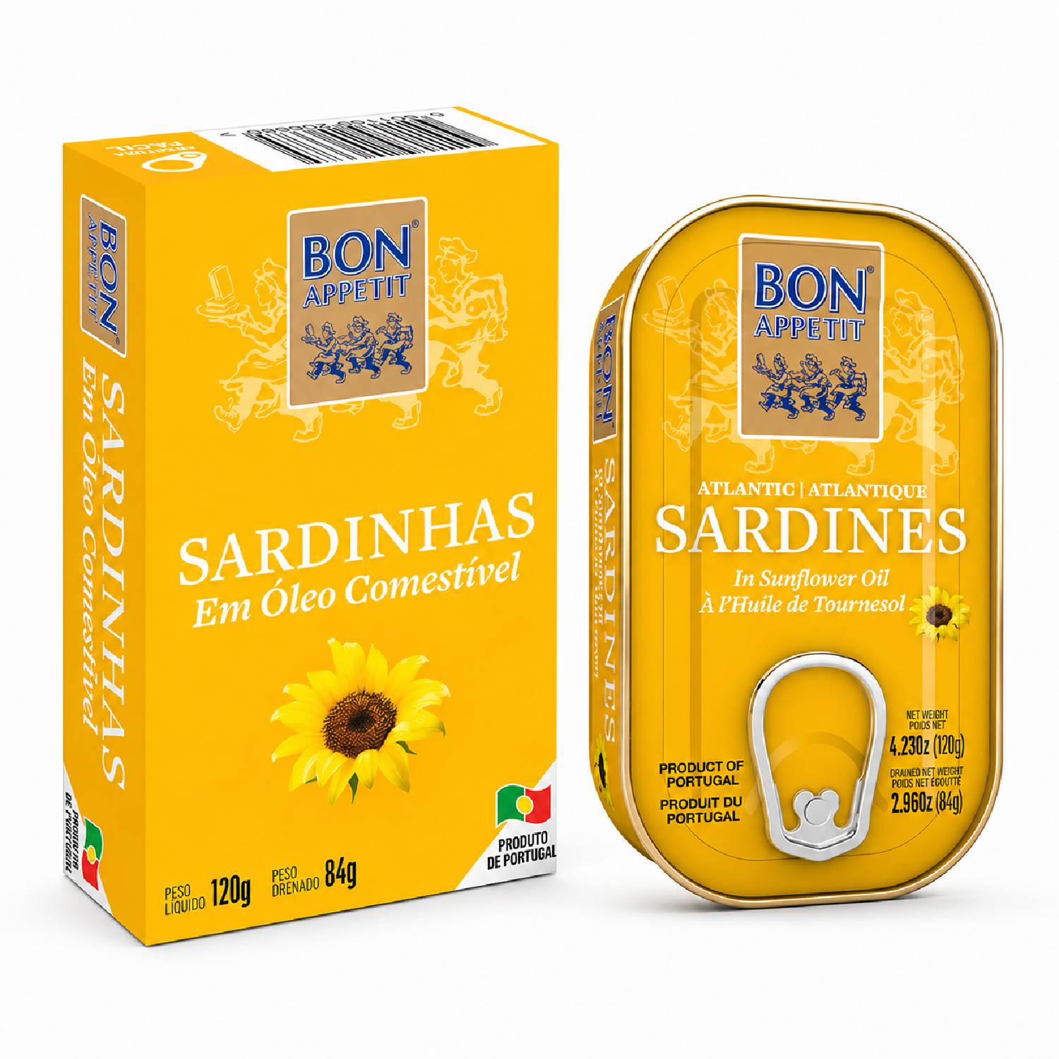 Sardinha Portuguesa BON APPETIT em Óleo 120g