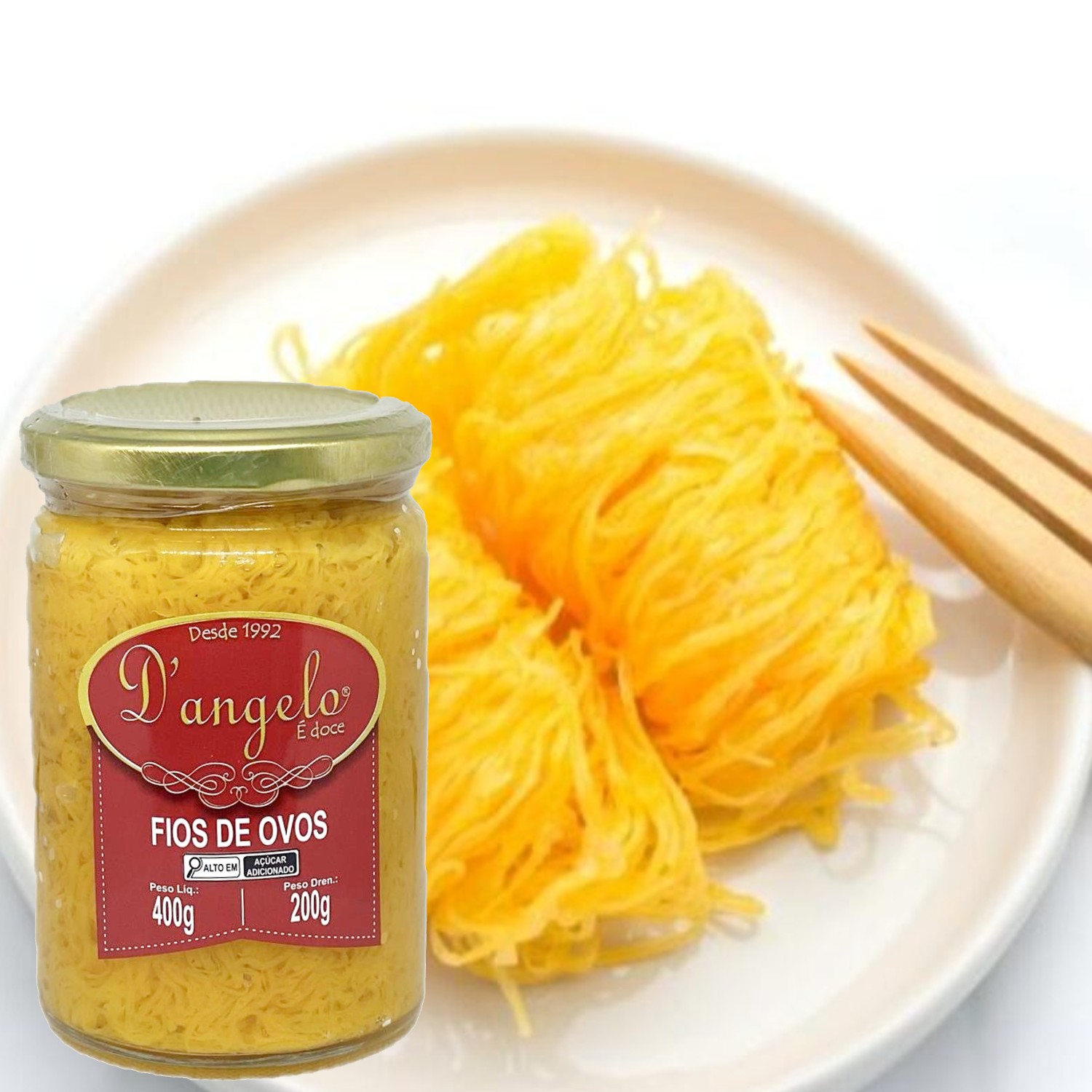 Fio de Ovos D'ANGELO 400g foto 3