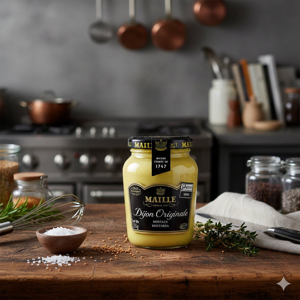 Mostarda Francesa MAILLE Dijon Original 215g foto 2