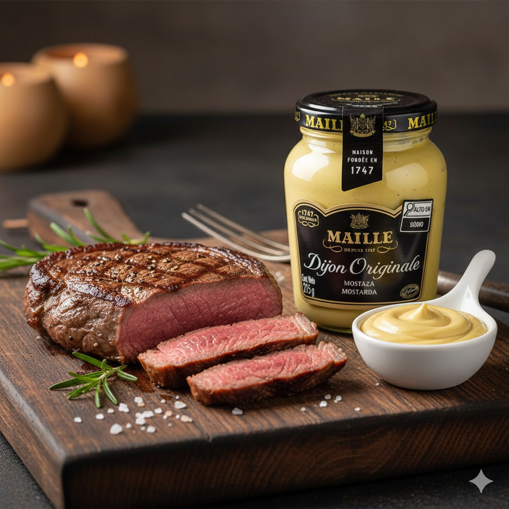 Mostarda Francesa MAILLE Dijon Original 215g foto 4