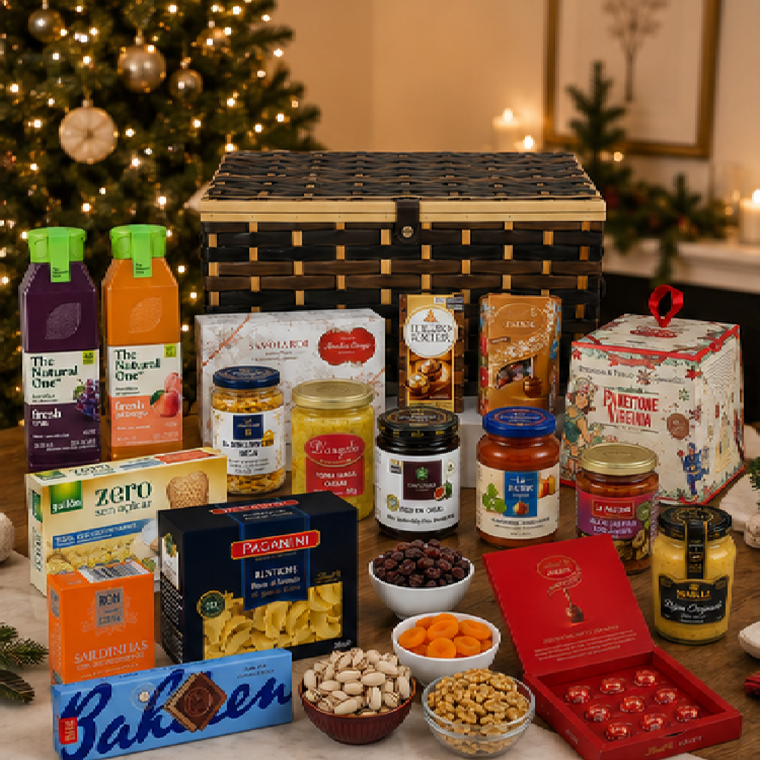 Cesta de Natal Sem Álcool Premium BOURNVILLE 21 Itens 2026 foto 4