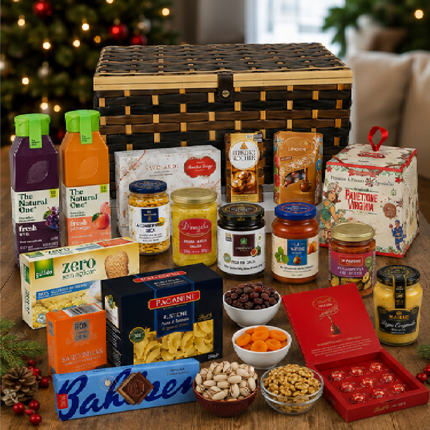 Cesta de Natal Sem Álcool Premium BOURNVILLE 21 Itens 2026 foto 6