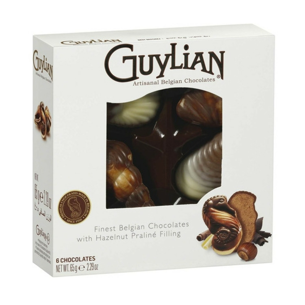 Chocolate Belga GUYLIAN Sea Shells Original 65g foto 4