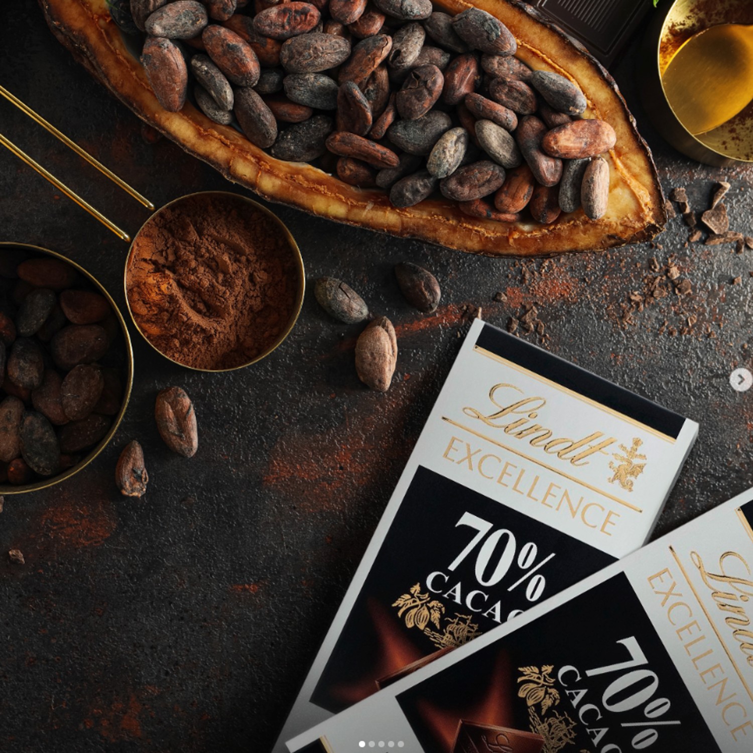 Chocolate LINDT Excellence Dark 70% 100g foto 2