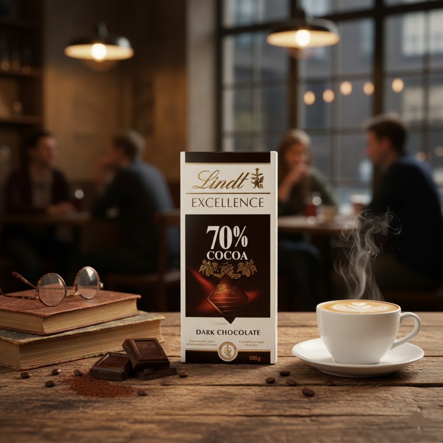 Chocolate LINDT Excellence Dark 70% 100g foto 7