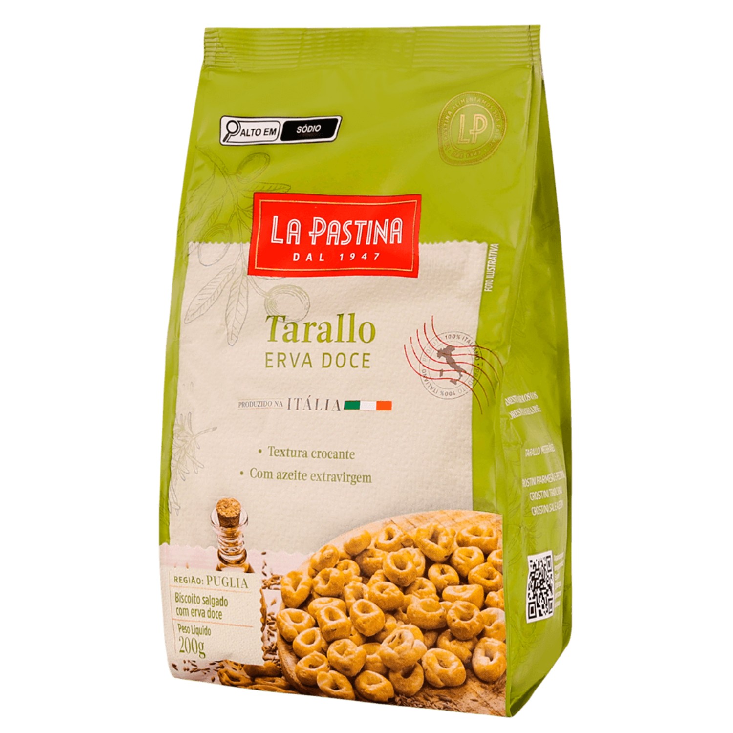 Biscoito Tarallo Erva-doce LA PASTINA 200g Italia