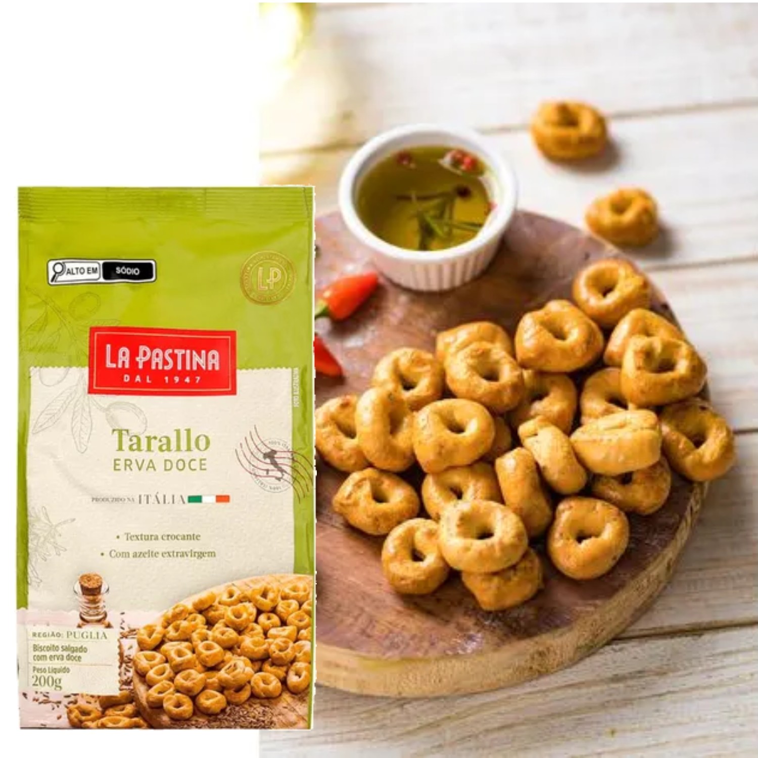 Biscoito Tarallo Erva-doce LA PASTINA 200g Italia foto 2