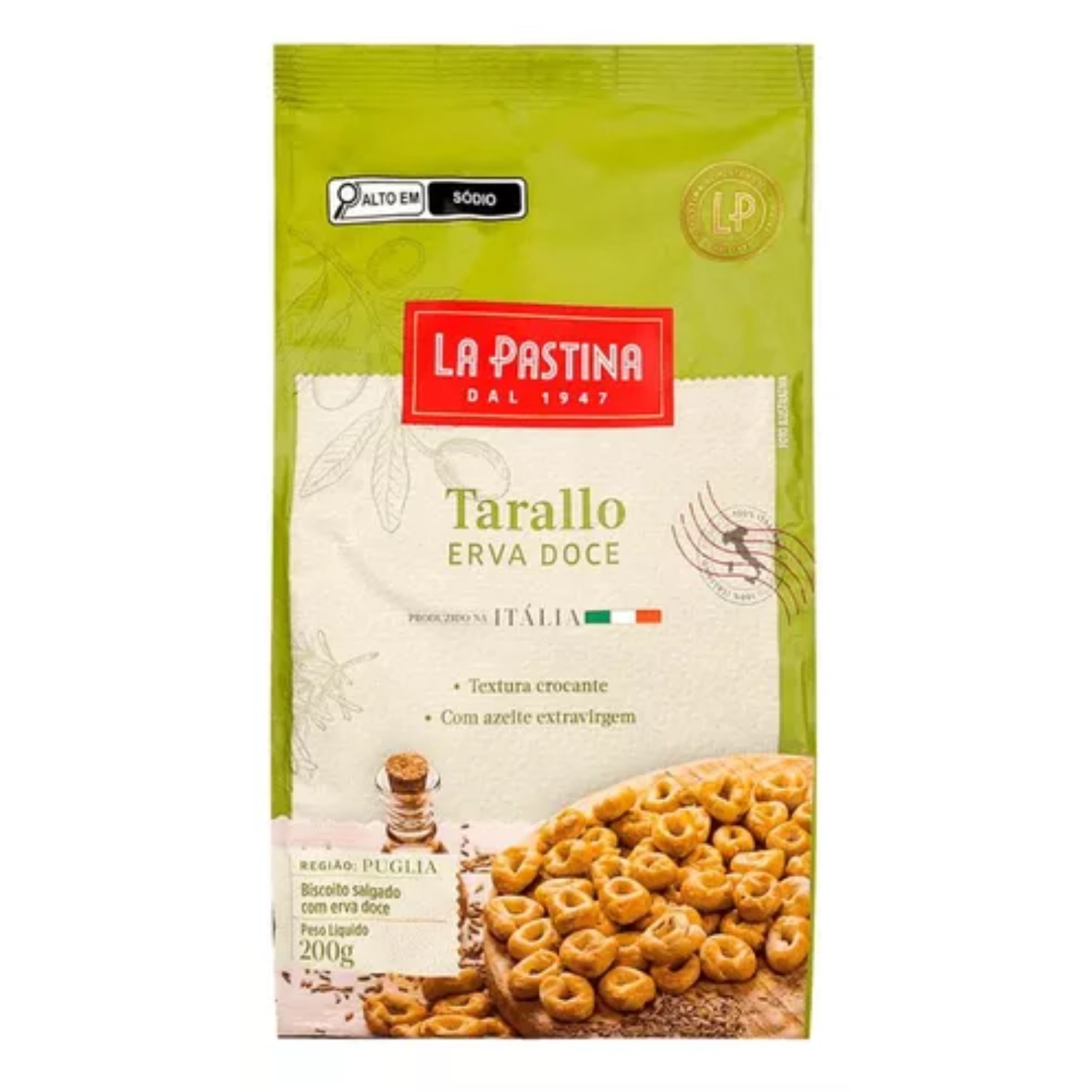 Biscoito Tarallo Erva-doce LA PASTINA 200g Italia foto 3