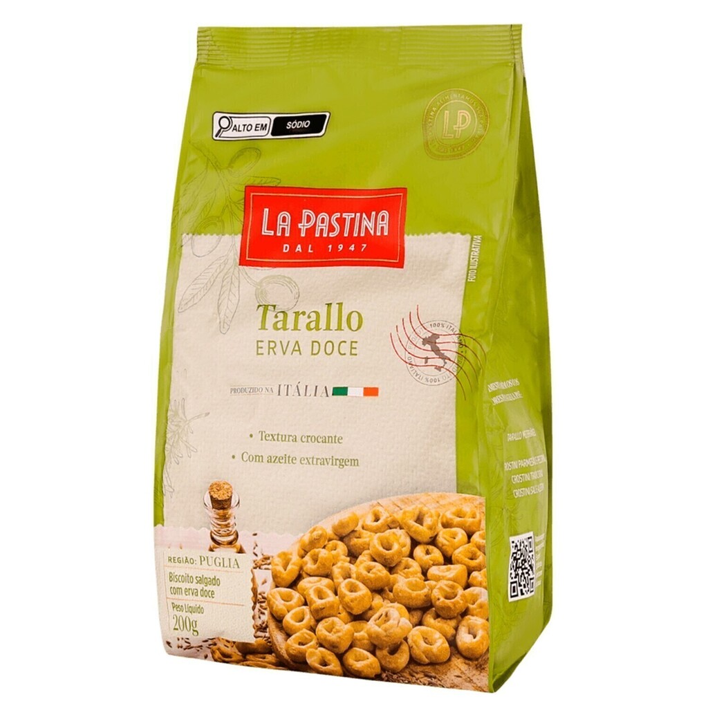 Biscoito Tarallo Erva-doce LA PASTINA 200g Italia foto 6