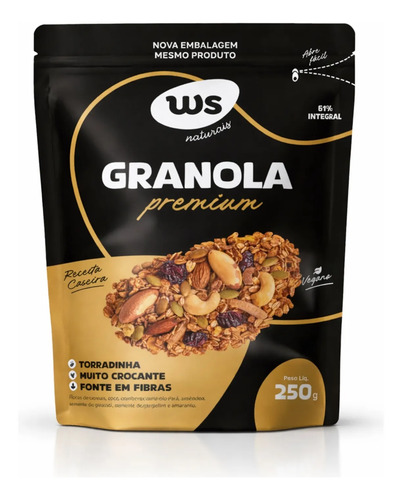Granola Premium WS NATURAIS 250g