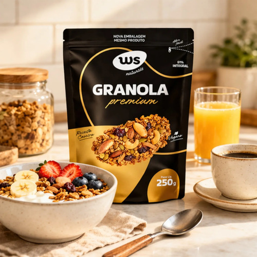 Granola Premium WS NATURAIS 250g foto 5