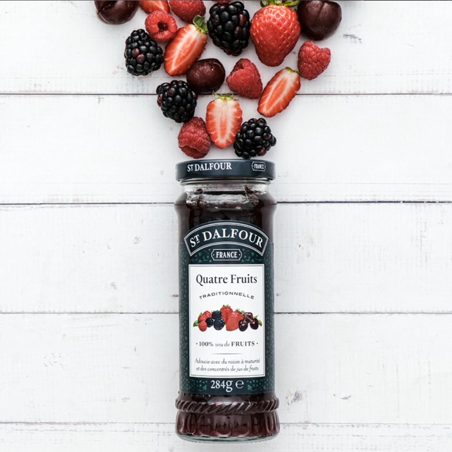 Geleia Francesa 4 Frutas St DALFOUR 284g foto 3