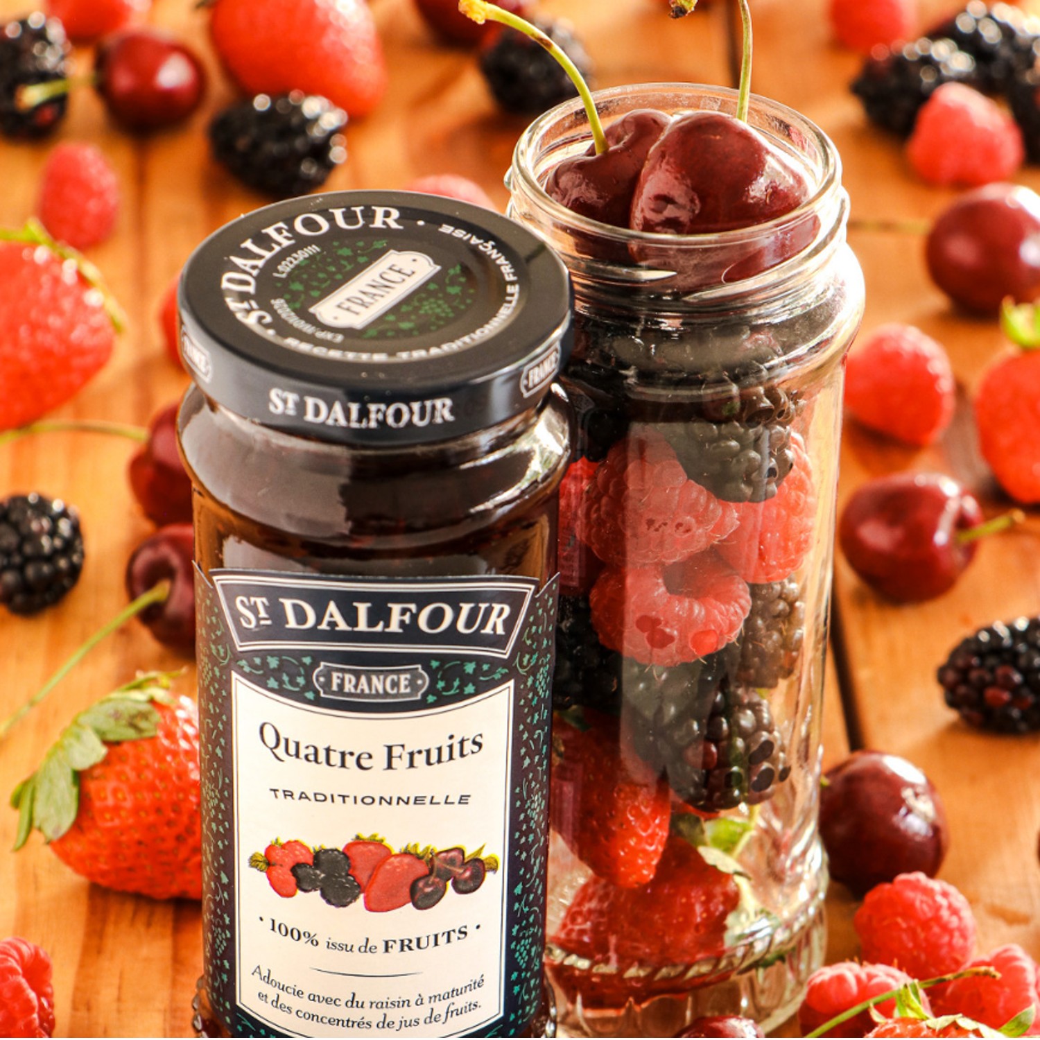 Geleia Francesa 4 Frutas St DALFOUR 284g foto 4