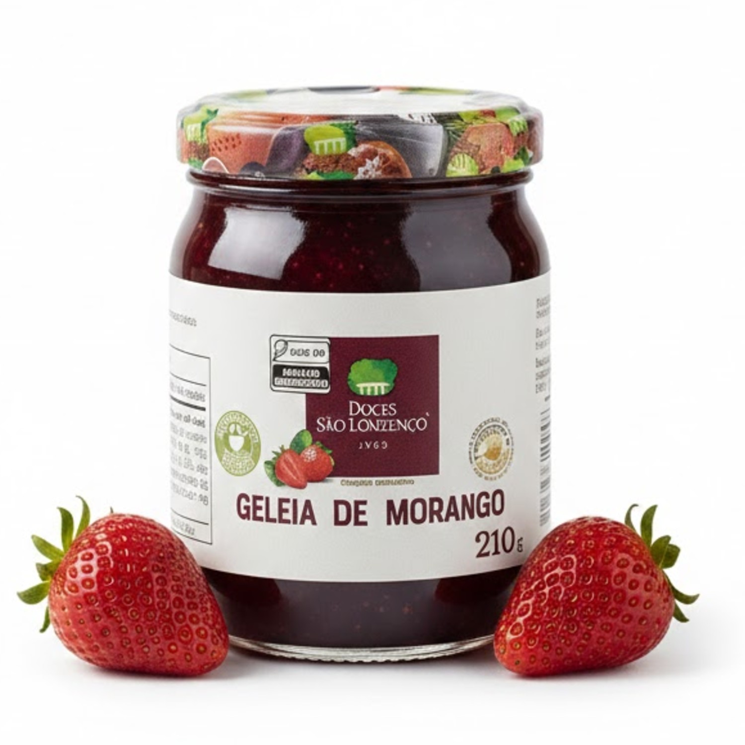 Geleia de Morango Tradicional São Lourenço 210g