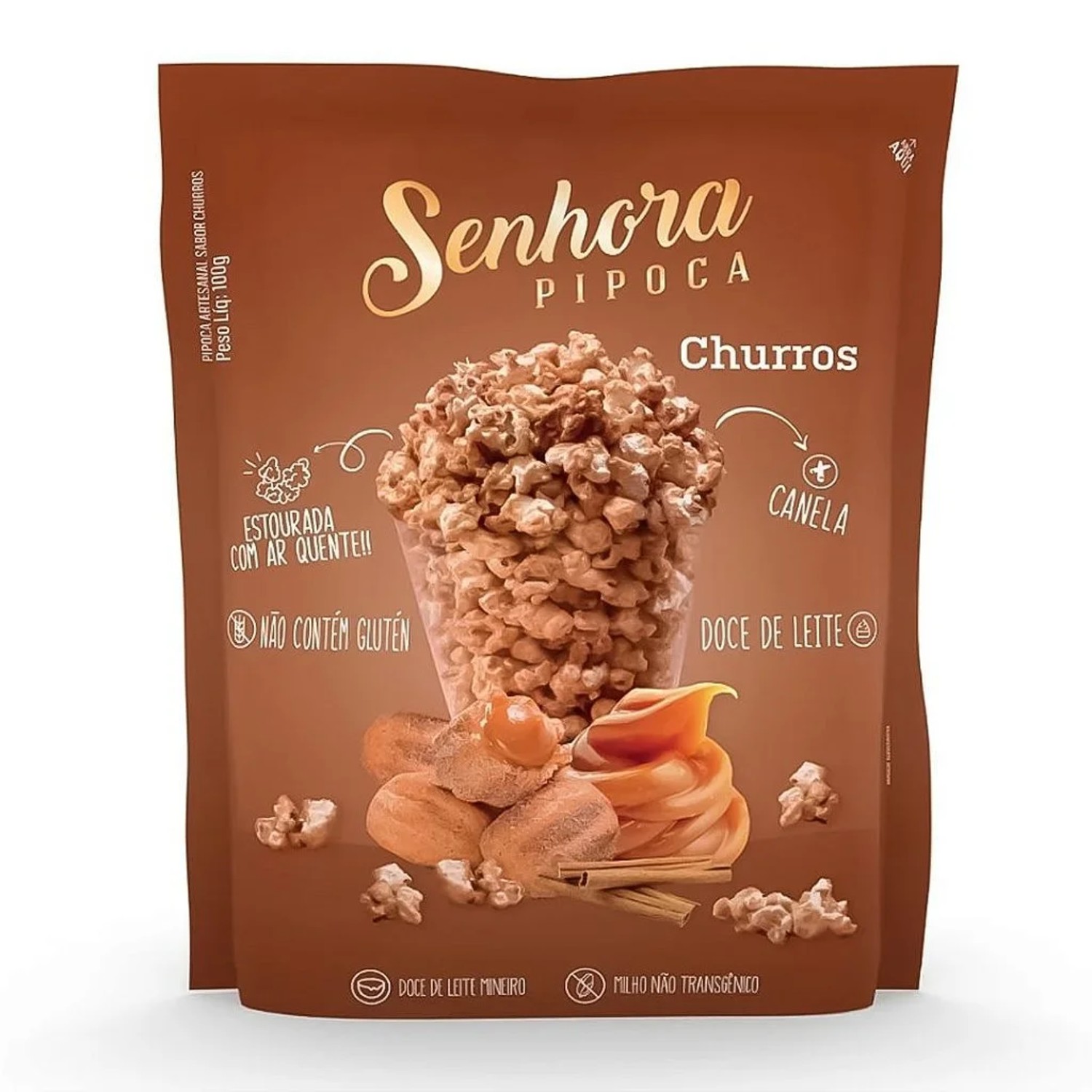 Pipoca Gourmet Sabor Churros SENHORA 100g