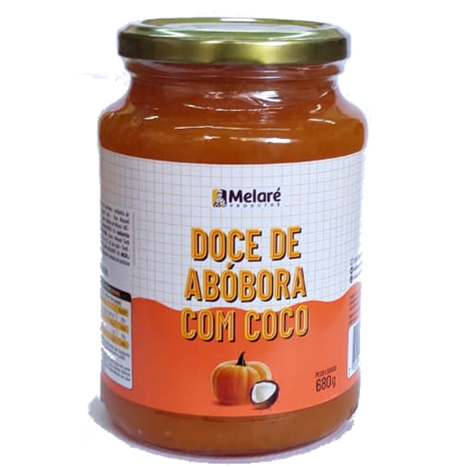 Doce de Abóbora com Coco MELARÉ 680g - Minas