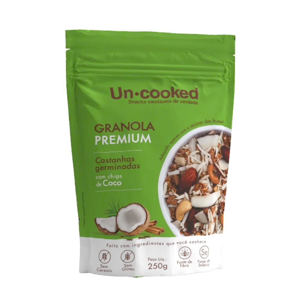 Granola Castanhas Germinadas c/ coco UNCOOKED 250g