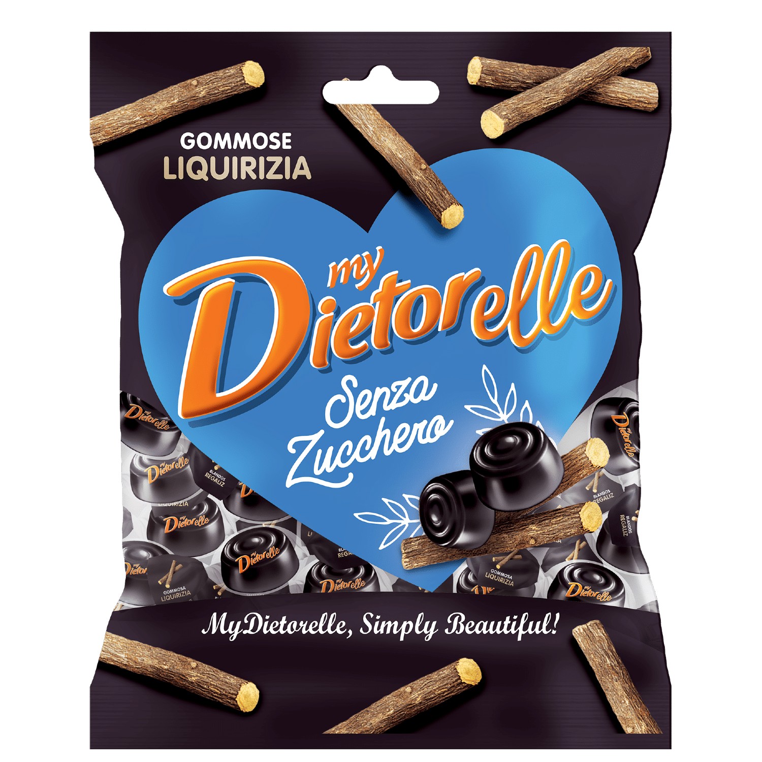 Bala De Goma De Alcaçuz Zero Dietorelle 70g