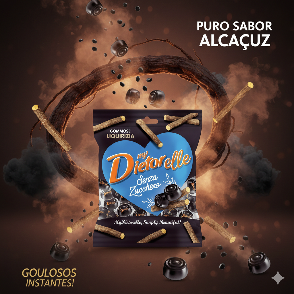 Bala De Goma De Alcaçuz Zero Dietorelle 70g foto 4