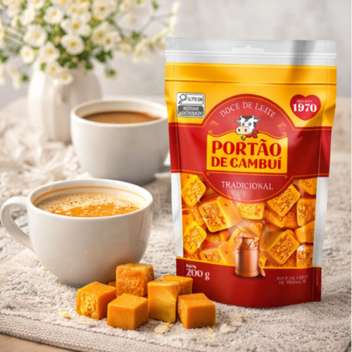 Doce de Leite Tradicional PORTÃO DO CAMBUI Pouch 200g foto 8
