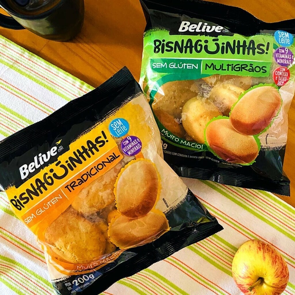 Bisnaguinha Multigraos Belive Sem gluten 200g foto 4