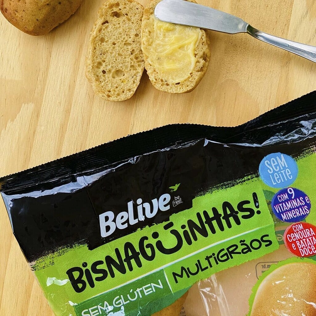 Bisnaguinha Multigraos Belive Sem gluten 200g foto 5