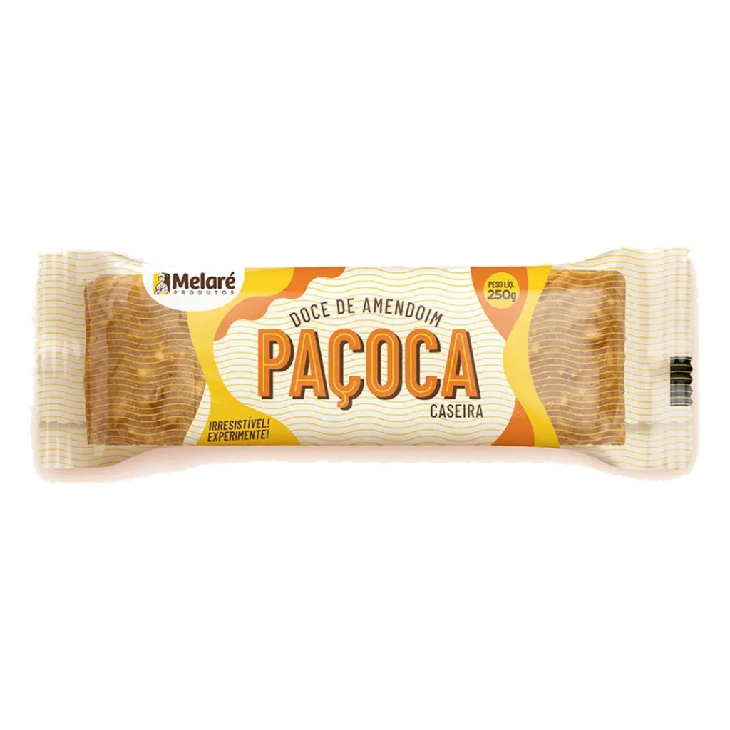 Paçoca Caseira MELARÉ Barra 250g