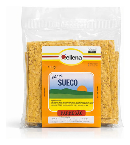 Pão Tipo Sueco Parmesão CELLENA 180g foto 2