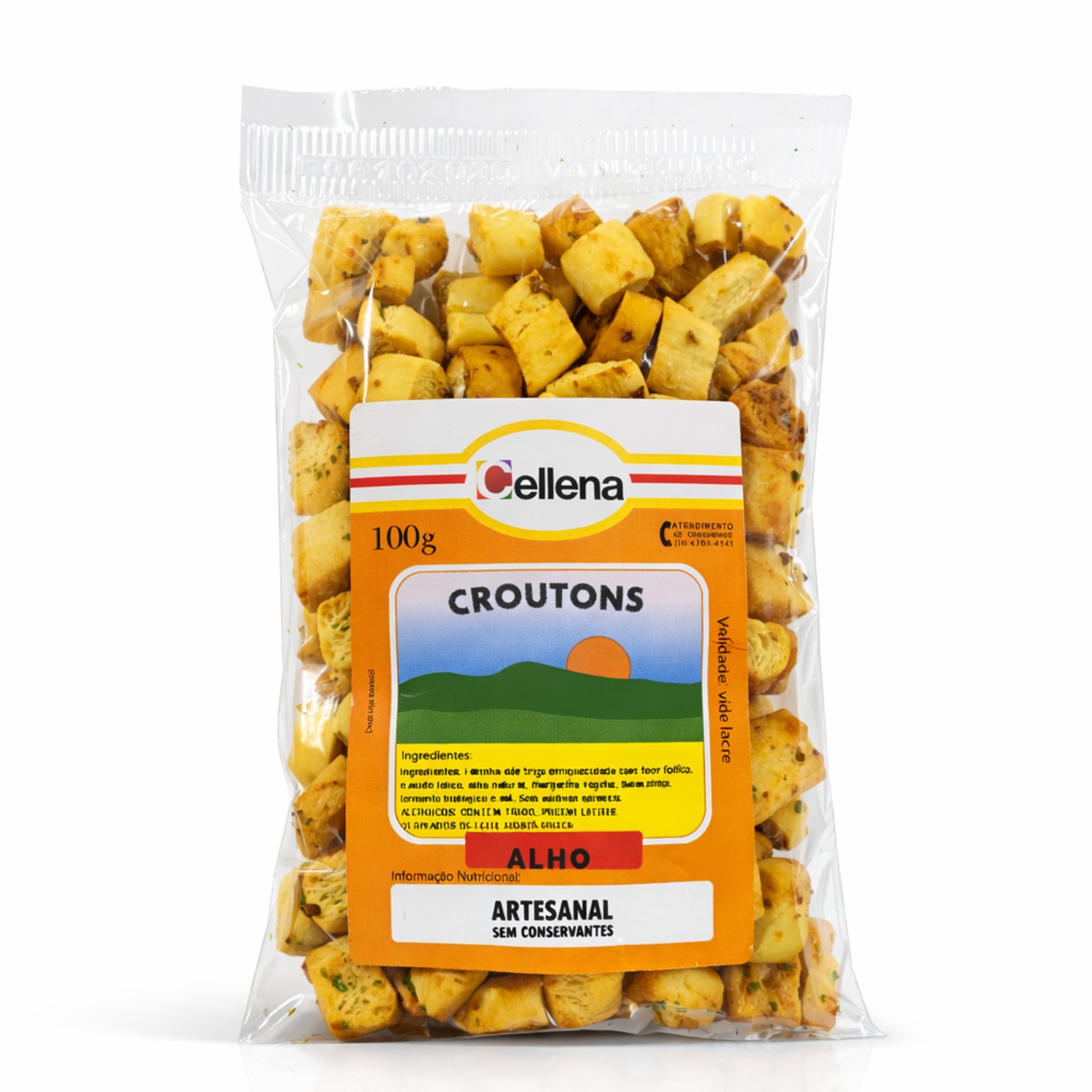 Croutons Alho CELLENA 150g - Produto Artesanal