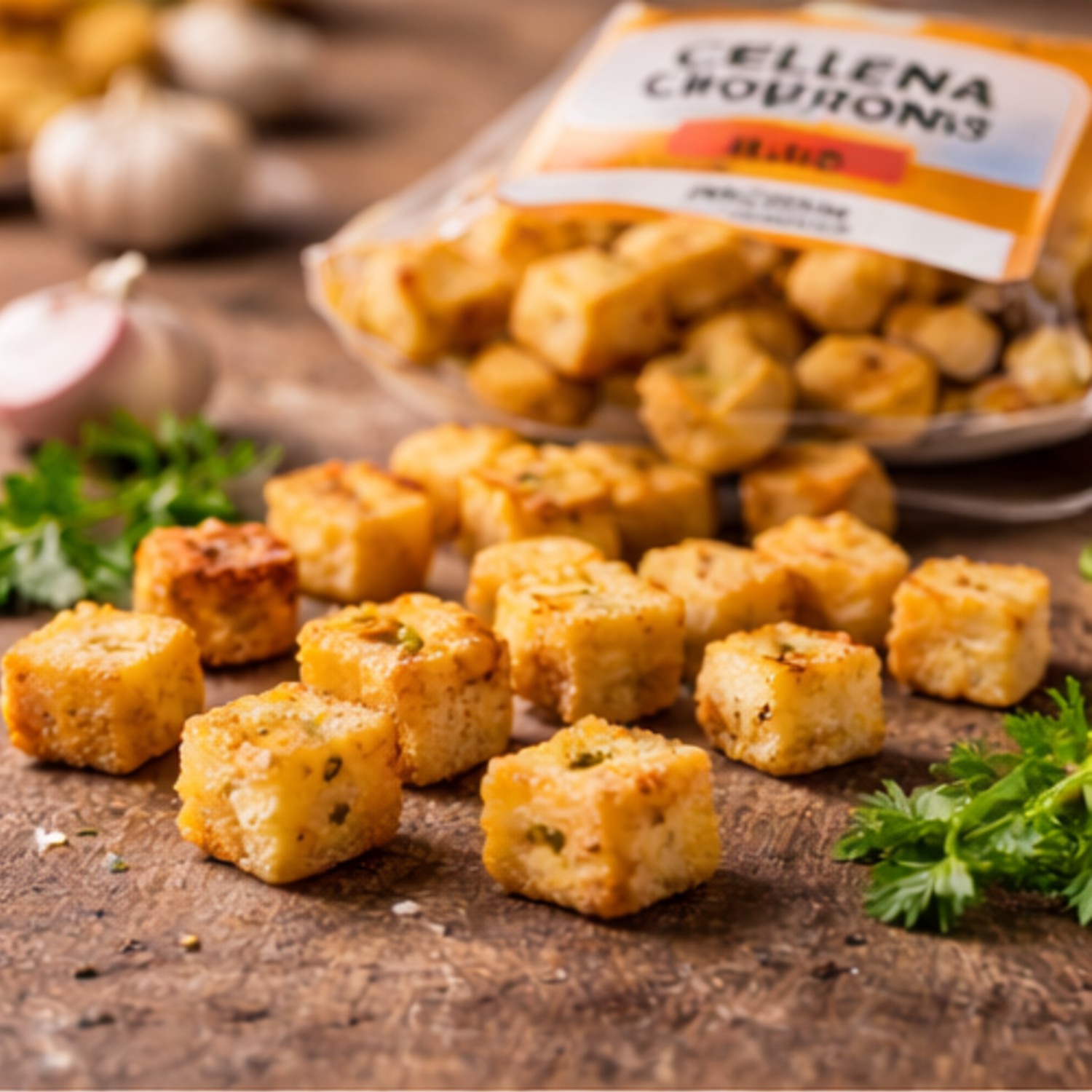 Croutons Alho CELLENA 150g - Produto Artesanal foto 5