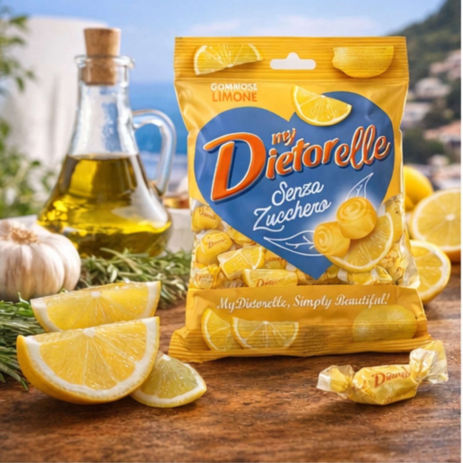 Bala de Goma de Limão com Stevia DIETORELLE 70g foto 3