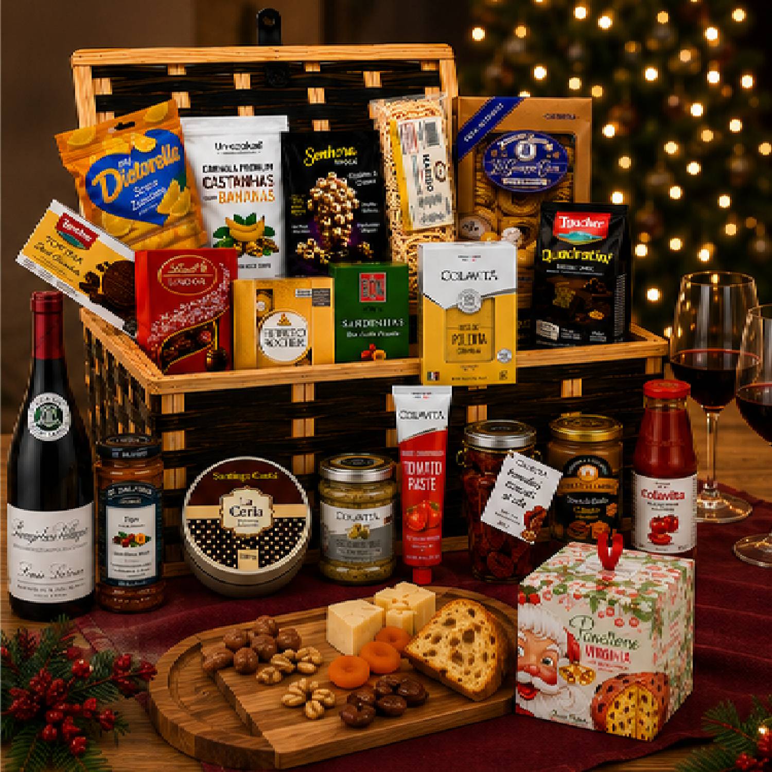 Cesta De Natal Premium BORDEAUX com 24 itens - NATAL 2026 foto 5