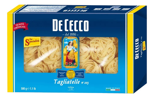 Macarrão DE CECCO Tagliatelle Nidi 500g (Italia)