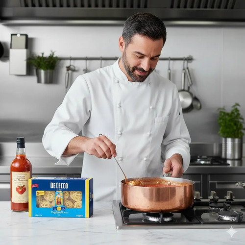 Macarrão DE CECCO Tagliatelle Nidi 500g (Italia) foto 2
