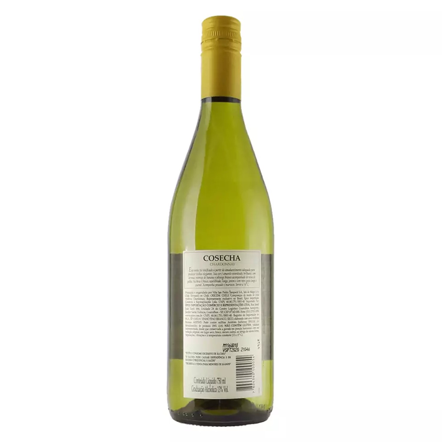 Vinho Chileno Tarapacá Cosecha Chardonnay 750ml foto 2