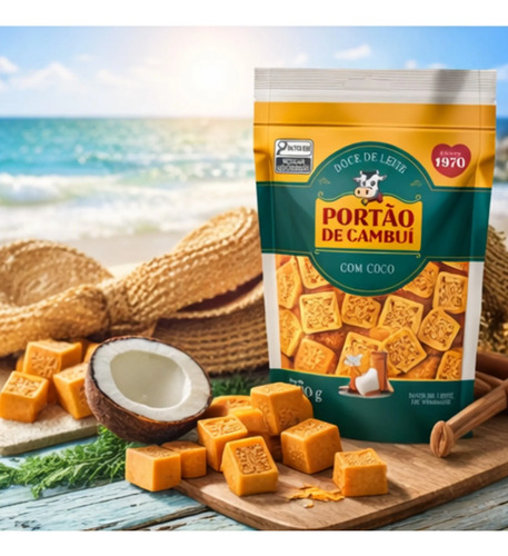 Doce de Leite com Coco PORTÃO DO CAMBUÍ Pouch 200g foto 2
