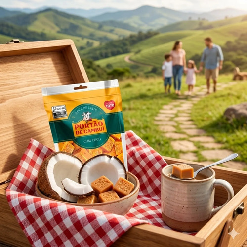 Doce de Leite com Coco PORTÃO DO CAMBUÍ Pouch 200g foto 4