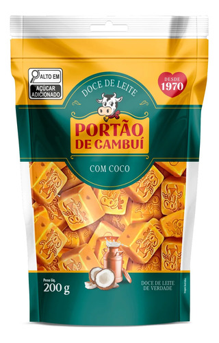 Doce de Leite com Coco PORTÃO DO CAMBUÍ Pouch 200g foto 5
