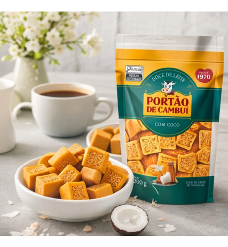 Doce de Leite com Coco PORTÃO DO CAMBUÍ Pouch 200g foto 8