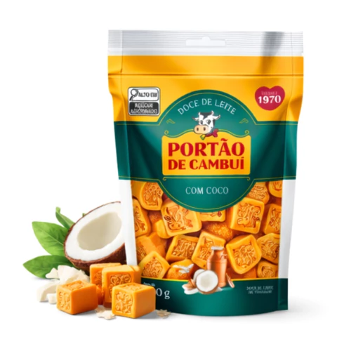 Doce de Leite com Coco PORTÃO DO CAMBUÍ Pouch 200g foto 9